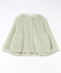 Tiara | ノーカラーファーコート(その他アウター)