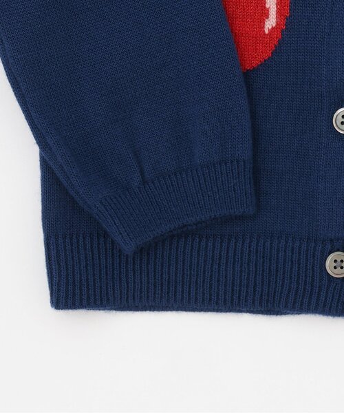 sense of wonder（センスオブワンダー）の「チェリーカーディガン（カーディガン/ボレロ・キッズ・チェリーピンク/ネイビー・120-130cm/80-90cm/100-110cm）」の6枚目の写真