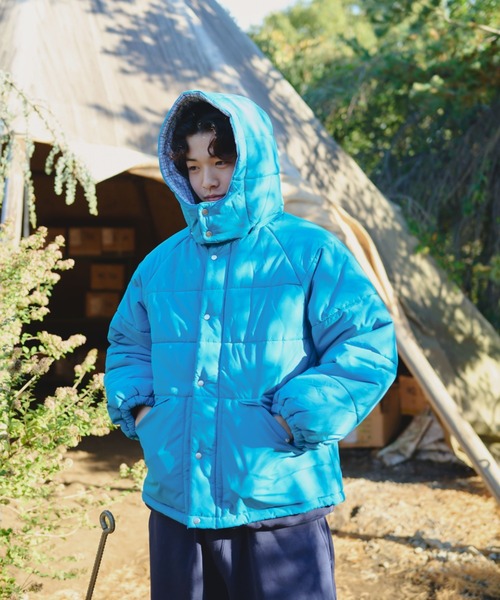 Check Hood Down Jacket / チェックフードダウンジャケット（ダウン