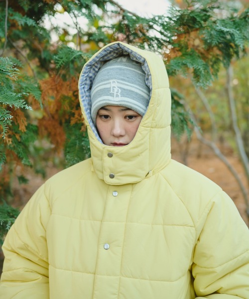 BROKEN BASE(ブロークンベース)の「Check Hood Down Jacket / チェックフードダウンジャケット(ダウンジャケット/コート・メンズ・イエロー/ブルー/ブラック・LARGE/SMALL/MEDIUM)」の20枚目の写真