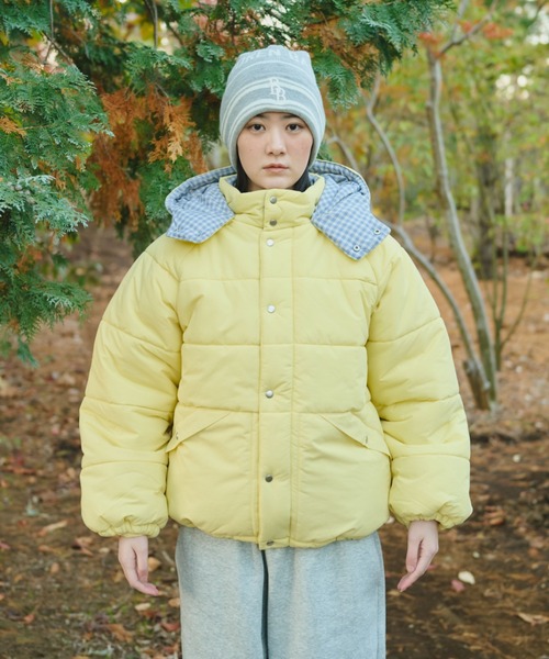 Check Hood Down Jacket / チェックフードダウンジャケット（ダウン
