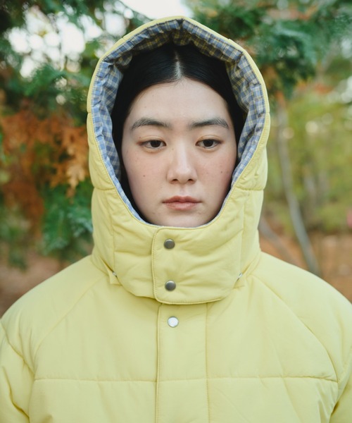 Check Hood Down Jacket / チェックフードダウンジャケット（ダウン