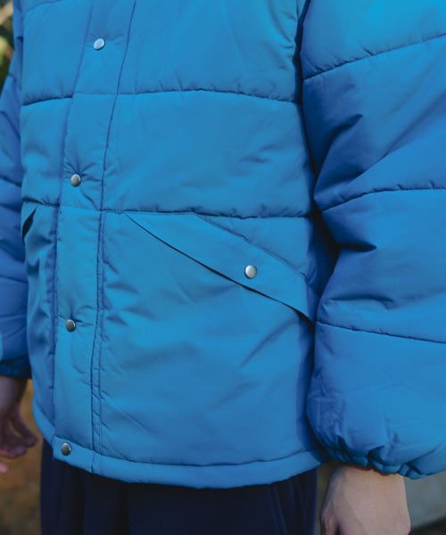 BROKEN BASE(ブロークンベース)の「Check Hood Down Jacket / チェックフードダウンジャケット(ダウンジャケット/コート・メンズ・イエロー/ブルー/ブラック・LARGE/SMALL/MEDIUM)」の22枚目の写真