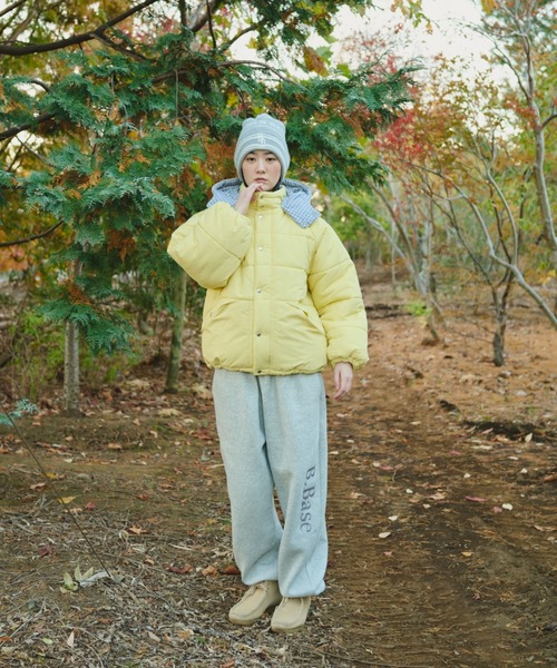 BROKEN BASE(ブロークンベース)の「Check Hood Down Jacket / チェックフードダウンジャケット(ダウンジャケット/コート・メンズ・イエロー/ブルー/ブラック・LARGE/SMALL/MEDIUM)」の13枚目の写真