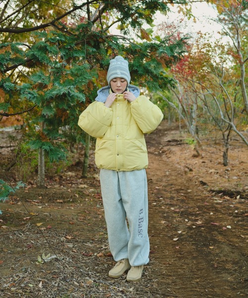 BROKEN BASE(ブロークンベース)の「Check Hood Down Jacket / チェックフードダウンジャケット(ダウンジャケット/コート・メンズ・イエロー/ブルー/ブラック・LARGE/SMALL/MEDIUM)」の14枚目の写真