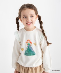 BRANSHES（ブランシェス）の「【DisneyCollection/ディズニーコレクション】裏起毛スパンコール付きトレーナー（スウェット）」