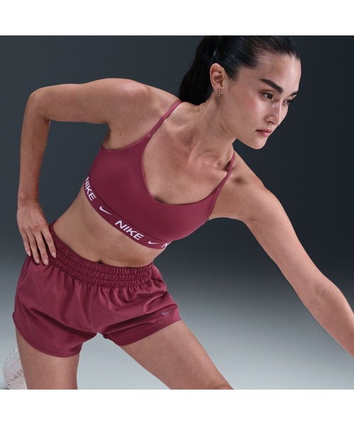 NIKE（ナイキ）の「ナイキ NIKE ナイキ ウィメンズ DF LGT SPT インディ ブラ（スポーツブラ・レディース・ワイン/パープル・M/L/S）」の3枚目の写真