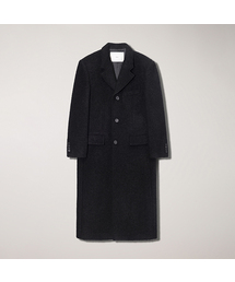 Dunst ダンスト ダブルブレストチェスターコート ブラック DUNST
