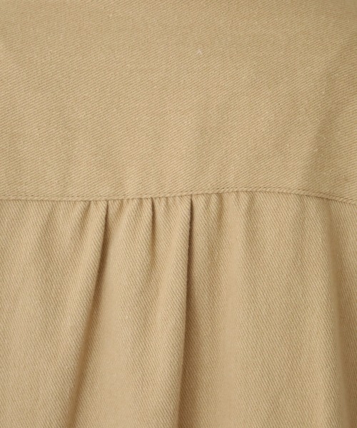 Emago(イマゴ)の「EMAGO つぶつぶ刺繍ワンピース 長袖(シャツワンピース・レディース・ブラウン/ベージュ/カーキ・FREE)」の16枚目の写真