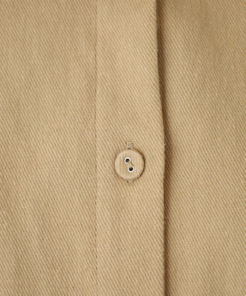 Emago(イマゴ)の「EMAGO つぶつぶ刺繍ワンピース 長袖(シャツワンピース・レディース・ブラウン/ベージュ/カーキ・FREE)」の13枚目の写真