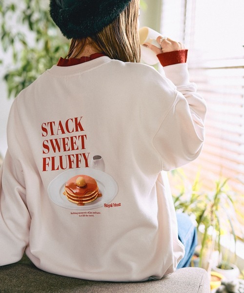 LEPSIM（レプシィム）の「【Royal Host】フォトアソートスウェット　608851（スウェット・レディース・ブラック/ピンク/ネイビー/チャコールグレー・FREE）」の4枚目の写真