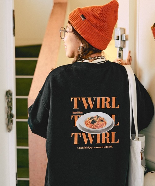 LEPSIM（レプシィム）の「【Royal Host】フォトアソートスウェット　608851（スウェット・レディース・ブラック/ピンク/ネイビー/チャコールグレー・FREE）」の3枚目の写真