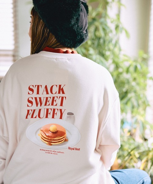 LEPSIM（レプシィム）の「【Royal Host】フォトアソートスウェット　608851（スウェット・レディース・ブラック/ピンク/ネイビー/チャコールグレー・FREE）」の12枚目の写真