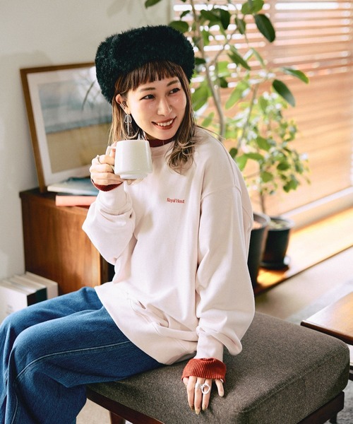 新品✨ Satistying スウェット LEPSIM（レプシィム）の「【Royal Host】フォトアソートスウェット