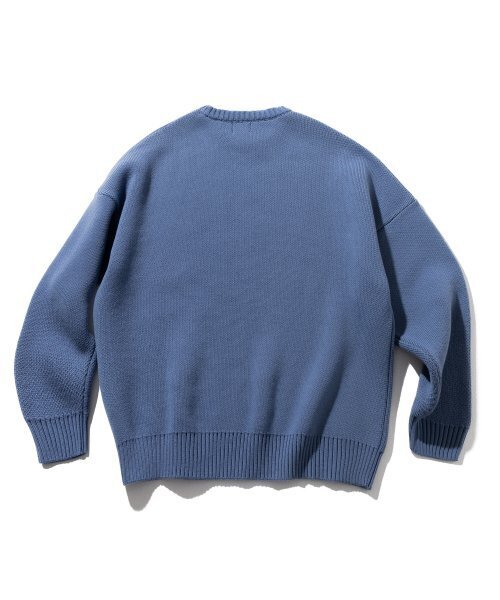 MASSNOUN(マスノウン)の「セーフティレタリングウールニットMWZNT001-BL(ニット/セーター・レディース・その他・LARGE/MEDIUM)」の2枚目の写真
