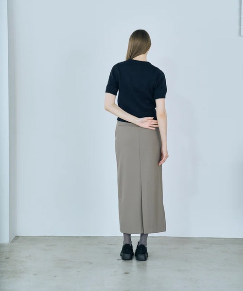 merrylatte(メリーラテ)の「twill narrow long skirt(スカート・レディース・グレー/ベージュ・FREE)」の19枚目の写真