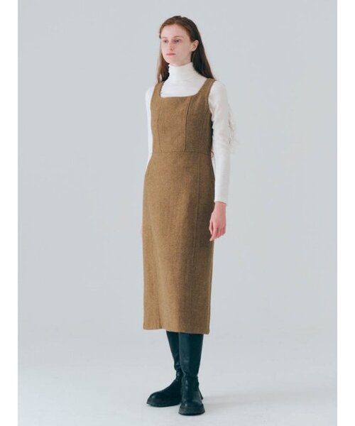 Square neck wool ops