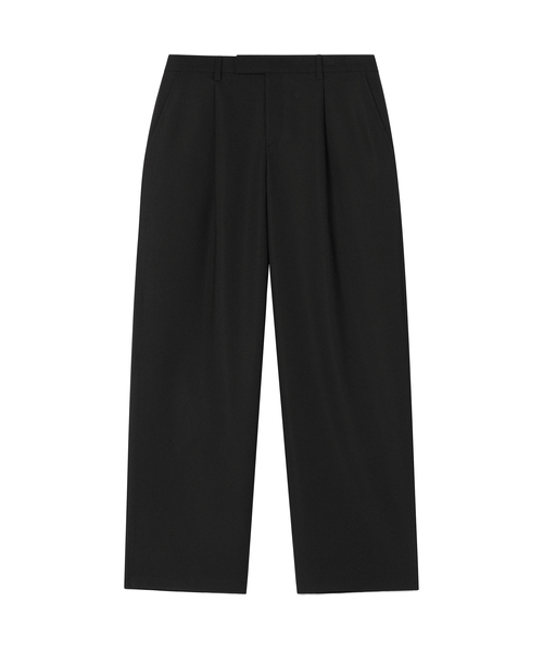 PRAIRIE(KR)(プレーリー)の「エアフローオーバーサイズスラックス (ブラック)(スラックス・メンズ・ブラック・SMALL/MEDIUM/LARGE)」の1枚目の写真
