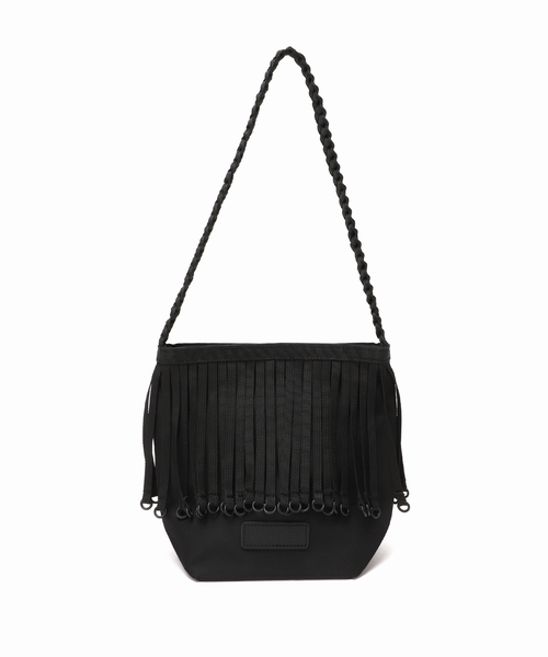 Spick & Span（スピックアンドスパン）の「BAICYCLON/バイシクロン 別注TAPE FRINGE MINI BAG*（ハンドバッグ・レディース・ブラック・FREE）」の4枚目の写真