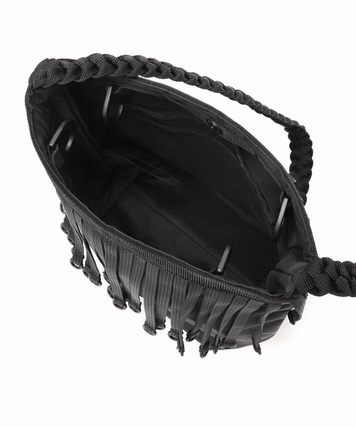 Spick & Span（スピックアンドスパン）の「BAICYCLON/バイシクロン 別注TAPE FRINGE MINI BAG*（ハンドバッグ・レディース・ブラック・FREE）」の8枚目の写真