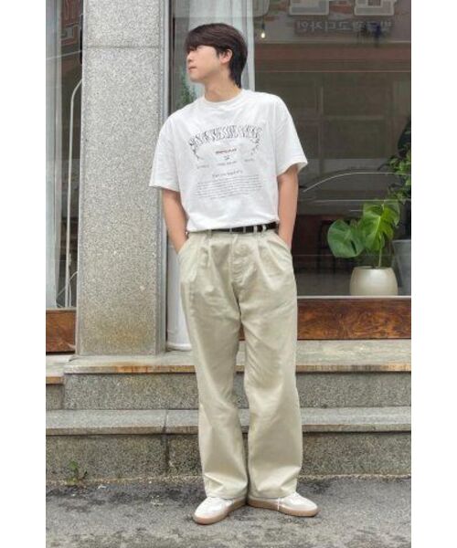DECET（デケト）の「Dawn 2Pleats Wide Pants DCPT007LightBeige（デニムパンツ・レディース・その他・32/30/26/28）」の19枚目の写真