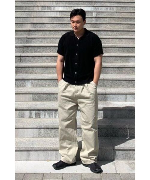 DECET（デケト）の「Dawn 2Pleats Wide Pants DCPT007LightBeige（デニムパンツ・レディース・その他・32/30/26/28）」の12枚目の写真