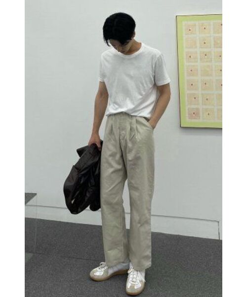 DECET（デケト）の「Dawn 2Pleats Wide Pants DCPT007LightBeige（デニムパンツ・レディース・その他・32/30/26/28）」の9枚目の写真