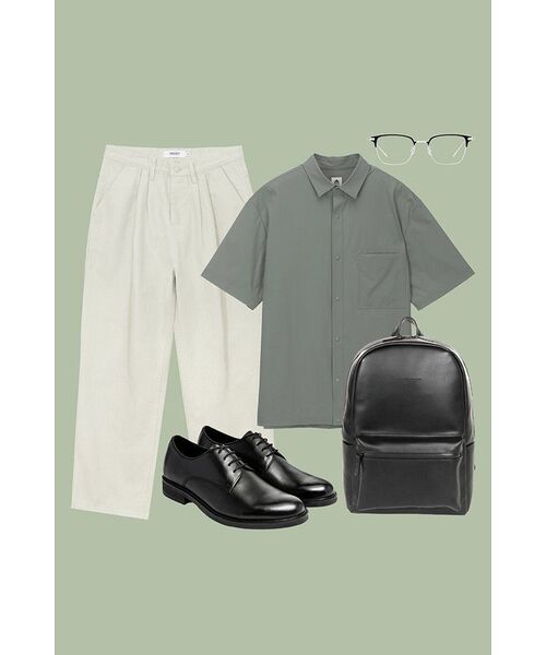 DECET（デケト）の「Dawn 2Pleats Wide Pants DCPT007LightBeige（デニムパンツ・レディース・その他・32/30/26/28）」の2枚目の写真