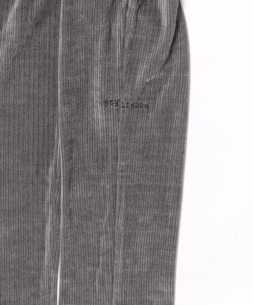 BOY LONDON(ボーイロンドン)の「【BOY LONDON】BOY EMBROIDERY CORDUROY PANTS(その他パンツ・メンズ・グレー・SMALL/MEDIUM/LARGE)」の12枚目の写真