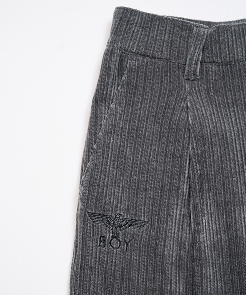 BOY LONDON(ボーイロンドン)の「【BOY LONDON】BOY EMBROIDERY CORDUROY PANTS(その他パンツ・メンズ・グレー・SMALL/MEDIUM/LARGE)」の6枚目の写真