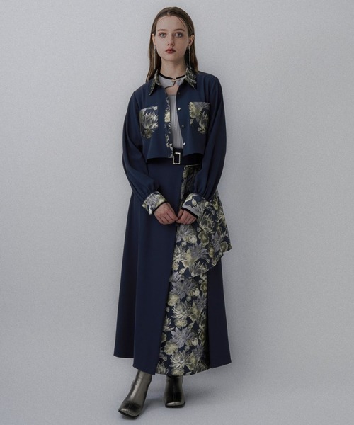 ジャガードキリカエショートシャツ(HARE)（シャツ/ブラウス）｜HARE