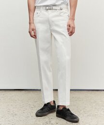 Dawn Cropped Tapered Jeans DCPT001Ivory