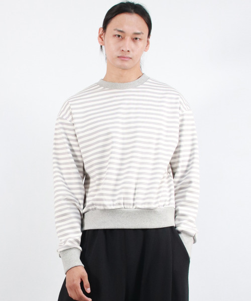 DEMARC（ドゥマーク）の「M STRIPE MEDIUM-FIT SWEATSHIRT -  Gray（スウェット・メンズ・その他・FREE）」の5枚目の写真
