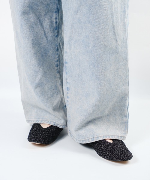 STEVE MADDEN(スティーブマデン)の「編み込みメリージェーン/S.MADDEN GAYLA-XS(パンプス・レディース・ブラック・23.0cm/23.5cm/23.5-24/24.0cm/24.5cm/22.5cm)」の6枚目の写真