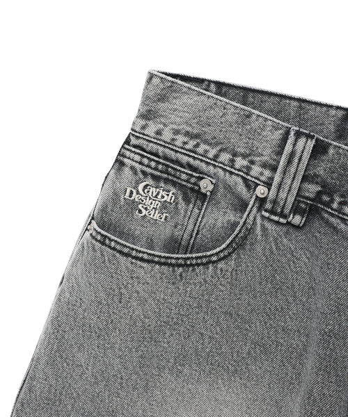 Cavish(カビシ)の「OVERDYED DENIM SHORTS GREY(CV2FMUD161A)(その他パンツ・レディース・グレー・MEDIUM/LARGE)」の4枚目の写真