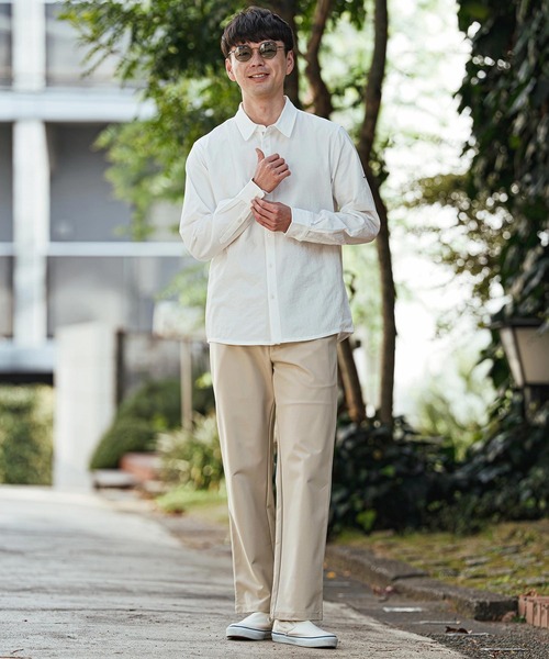 CALL&RESPONSE(コールアンドレスポンス)の「mp14408- ストレッチチノ-NOBIRU パンツ(260-1551-04)(チノパンツ・メンズ・グレイッシュベージュ/ブラック・5/4/2/1)」の6枚目の写真