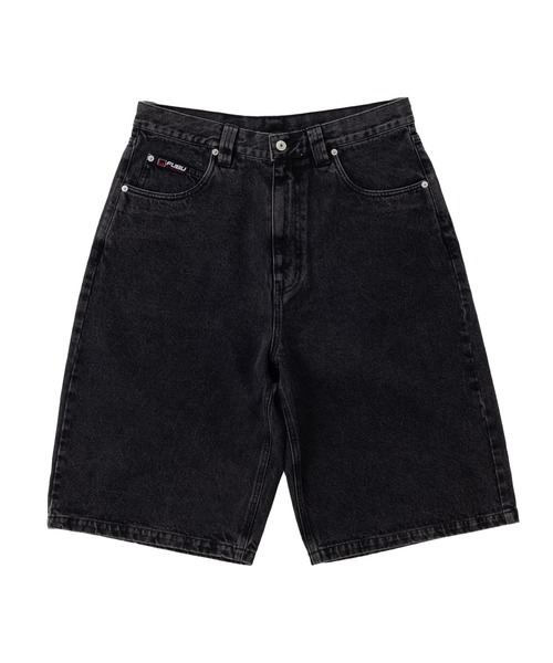 FUBU( フブ)の「FUBU フブ ブランド Denim Short Pants / デニム ショート パンツ(デニムパンツ・メンズ・ブラック/ネイビー/ライトブルー/ブラウン・32/34/38/36)」の1枚目の写真