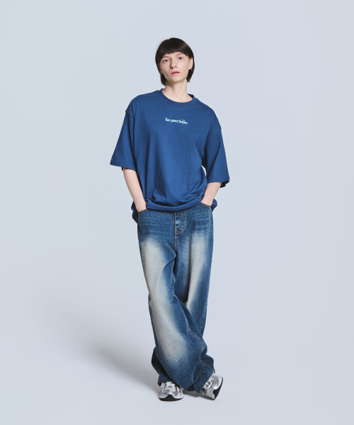 TEN PAST SEVEN(テン ファスト セブン)の「ベーシックロゴ半袖Tシャツ - ブルー(Tシャツ/カットソー・メンズ・その他・SMALL/MEDIUM/LARGE)」の3枚目の写真