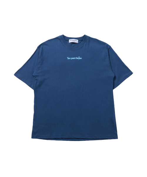 TEN PAST SEVEN(テン ファスト セブン)の「ベーシックロゴ半袖Tシャツ - ブルー(Tシャツ/カットソー・メンズ・その他・SMALL/MEDIUM/LARGE)」の4枚目の写真