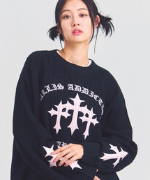 GALLIS ADDICTION | GA CROSS-APPLIQUE KNIT(ニット/セーター)