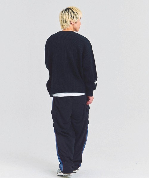 GALLIS ADDICTION（ガリスアディクション）の「GA CROSS-APPLIQUE KNIT（ニット/セーター・メンズ・ピンク/ブラック・FREE）」の21枚目の写真