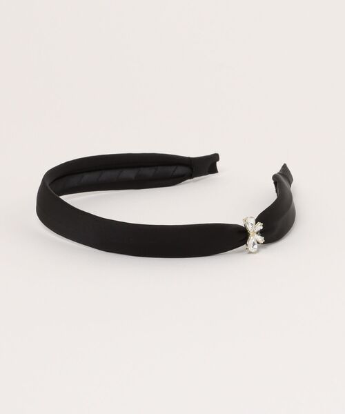 VIBGYOR Women（ヴィブジョー　ウィメン）の「【resonance】リボンモチーフモチーフ サテン カチューシャ（カチューシャ・レディース・ブラック/ブラウン・FREE）」の8枚目の写真