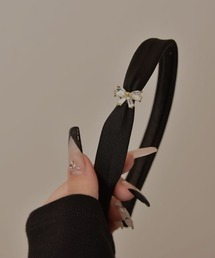 VIBGYOR Women | 【resonance】リボンモチーフモチーフ サテン カチューシャ(カチューシャ)