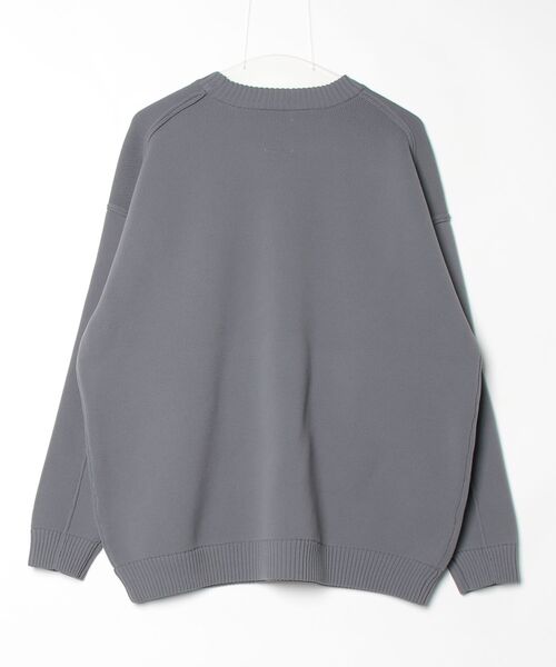 BEAVER（ビーバー）の「B omnivore/ビーオムニボー　SIMPLE KNIT TOP（ニット/セーター・メンズ・ブラック/チャコールグレー/ネイビー・L/M/XL）」の4枚目の写真