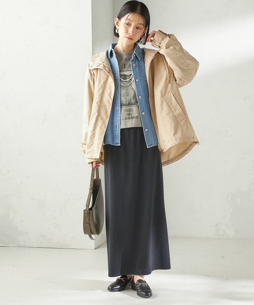 Odub（オーダブ）の「【SHIPS別注】Odub: フォト プリント クロップド ロングスリーブ TEE（Tシャツ/カットソー・レディース・ホワイト/ベージュ系/ダークグレー・ONE SIZE）」の14枚目の写真