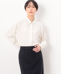 COMME CA | プルエラバックサテン シャツ(シャツ/ブラウス)