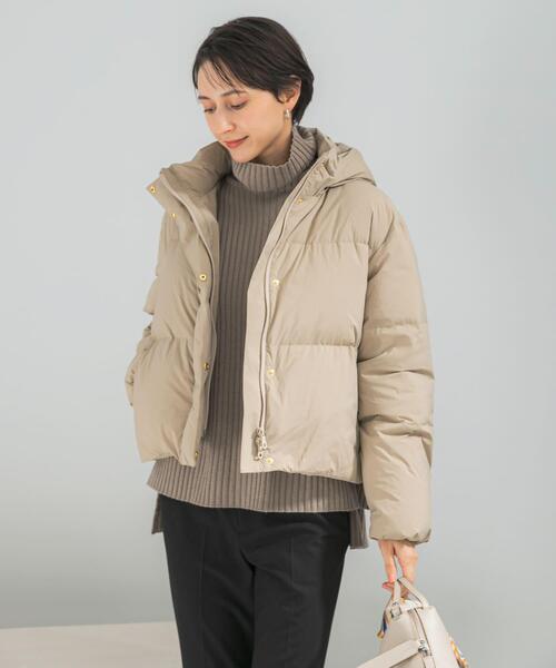 URBAN RESEARCH ROSSO WOMEN（アーバンリサーチ　ロッソ）の「FRENCH DOWNショートダウンコート（ダウンジャケット/コート・レディース・ブラック/ライトベージュ/ブラウン・36/38）」の4枚目の写真