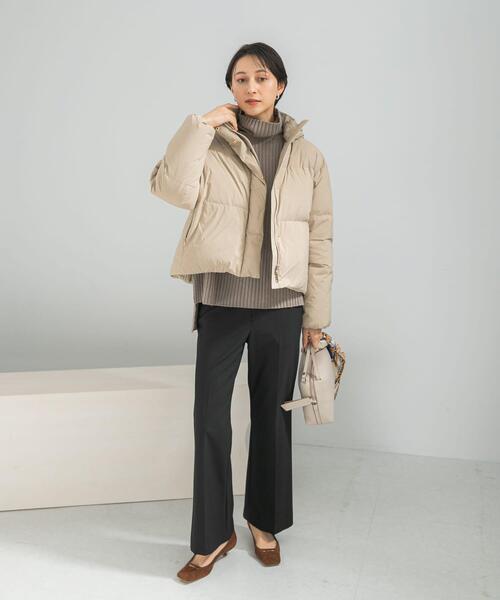 URBAN RESEARCH ROSSO WOMEN（アーバンリサーチ　ロッソ）の「FRENCH DOWNショートダウンコート（ダウンジャケット/コート・レディース・ブラック/ライトベージュ/ブラウン・36/38）」の6枚目の写真