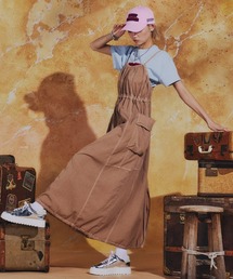 DOUBLE STANDARD CLOTHING | ツーバスダイドニット カーゴワンピース(ワンピース)