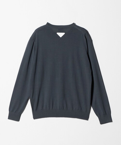 UNITED ARROWS GOLF(ユナイテッドアローズゴルフ)の「ハイゲージ クルーネック ニット(ニット/セーター・メンズ・ネイビー/ブラック/ダークグレー・M/L/XL)」の10枚目の写真